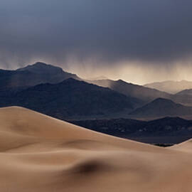 Stormy Mesquite Sand Dunes by Naoki Aiba