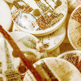 String of buttons by Jorgo Photography