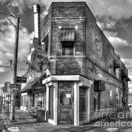 Sun Studio B W The Rock N Roll Birthing Place Memphis Tennessee Art by Reid Callaway