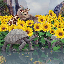 Sunflower Daydream  by Betsy Knapp