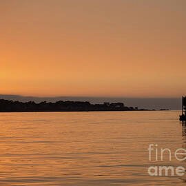 Sunset At Monterey Bay by Suzanne Luft