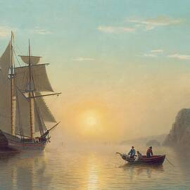 Sunset Calm in the Bay of Fundy by William Bradford