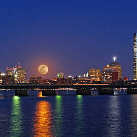 Super Moon over Boston