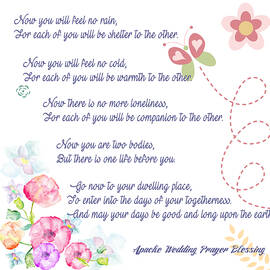 The Apache Wedding Blessing by Celestial Images