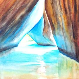 The Baths Light by Carlin Blahnik CarlinArtWatercolor