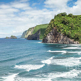The Cliffs of Hawaii Island's Hamakua Coast by Kenton Wandasan