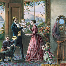 The Four Seasons of Life  Middle Age by Currier and Ives