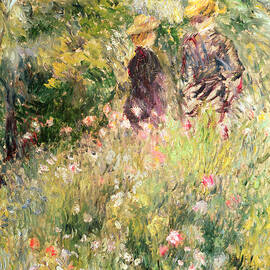 The Garden of Roses by Renoir by Pierre Auguste Renoir