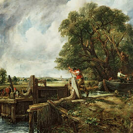 The Lock, 1824 by John Constable by John Constable