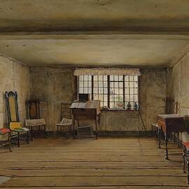 The Room in Which Shakespeare Was Born by Henry Wallis