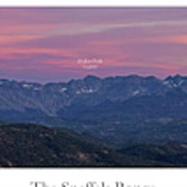The Sneffels Range with Peak Labels by Aaron Spong