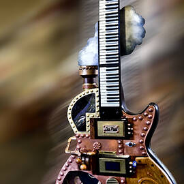 The Steam Punk Gibson Guitar by Deborah Klubertanz