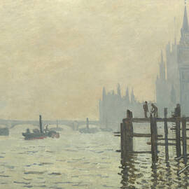 The Thames at Westminster by Claude Monet