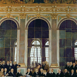 The Treaty of Versailles by William Orpen