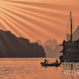 The Voyage Ha Long Bay Vietnam  by Chuck Kuhn