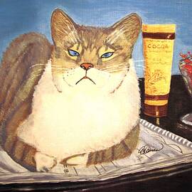 Therapy Cat by Angela Davies