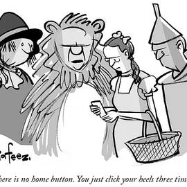 There is no home button You just click your heels three times by Kaamran Hafeez