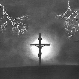 Three Crosses by James Schultz