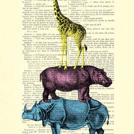Safari Animal Stack by Madame Memento