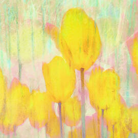 Tulip Watercolor Dreams by Hal Halli