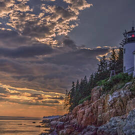 Twilight at Bass Harbor by Michael Griffiths