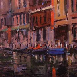 Twilight on the canal by R W Goetting