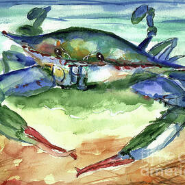 Tybee Blue Crab by Doris Blessington