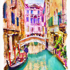 Venice Canal 2 by Marian Voicu