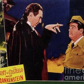 Vintage Movie Posters, Abbott and Costello Meet Frankenstein by Esoterica Art Agency
