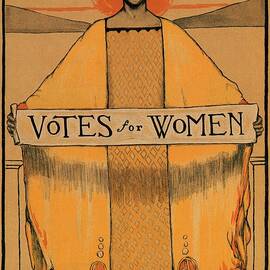 Votes for Women - Vintage Propaganda Poster