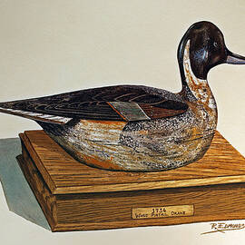 Ward Pintail decoy by Raymond Edmonds