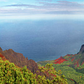 Weimea Canyon and NaPali coast Kauai, Hawaii by Bruce Beck