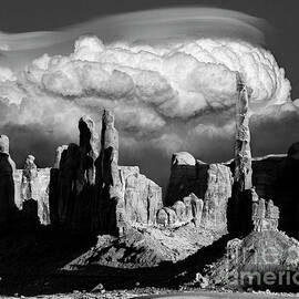 Where Heaven Meets The Earth Monument Valley by Bob Christopher