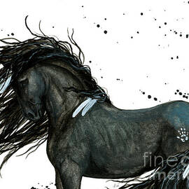 White Feather Horse by AmyLyn Bihrle