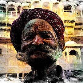 Wow Moustache Jaisalmer Fort India Rajasthan by Sue Jacobi
