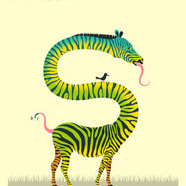 Z IS FOR ZEBRATTLESNAKE by Jazzberry Blue
