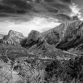 Zion in Black and White by Rick Yenofsky