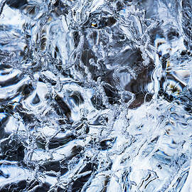 Abstract Ice Patterns Background by William Perry