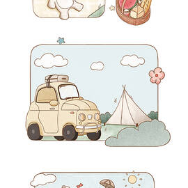 Bear Picnic Delight by Xuan Thai