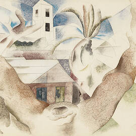 Bermuda No. 1, Tree and House. by Charles Demuth