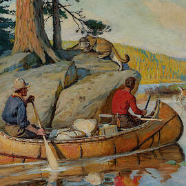In the Canoe by Philip R Goodwin