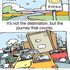 It's Not The Destination, But The Journey That Counts by Mike Baldwin