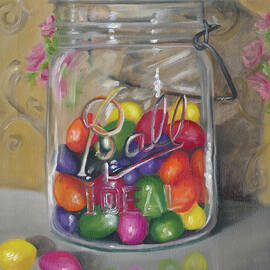 Jar Of Jellybeans by Marnie Bourque