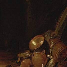 Kitchen Interior by Willem Kalf