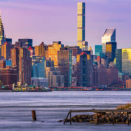 New York City Skyline On The East River by Sean Pavone