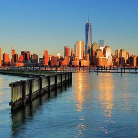 Nyc Skyline With Freedom Tower by Riccardo Spila