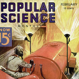 Popular Science Magazine Cover February 1938 by Popular Science