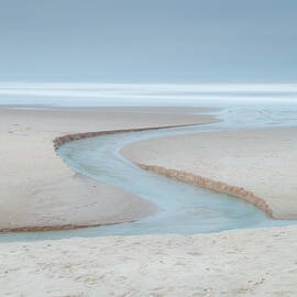 S Curve Of A Stream As It Flows by Anita Nicholson