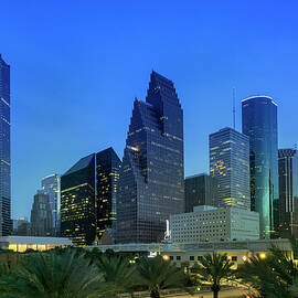 Skyline Of Houston, Texas by Milton Photography