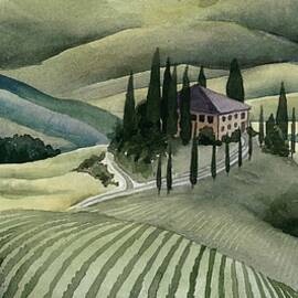 Watercolor Tuscany Ii by Grace Popp